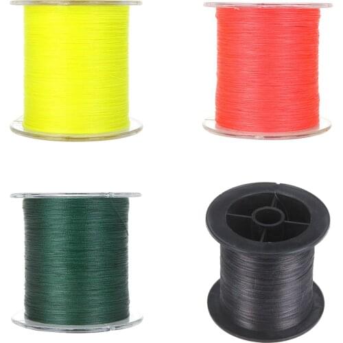 Hot AD-300M 50LB 0.26mm Fishing Line Strong Braided 4 Strands High quality Color:Dark Green