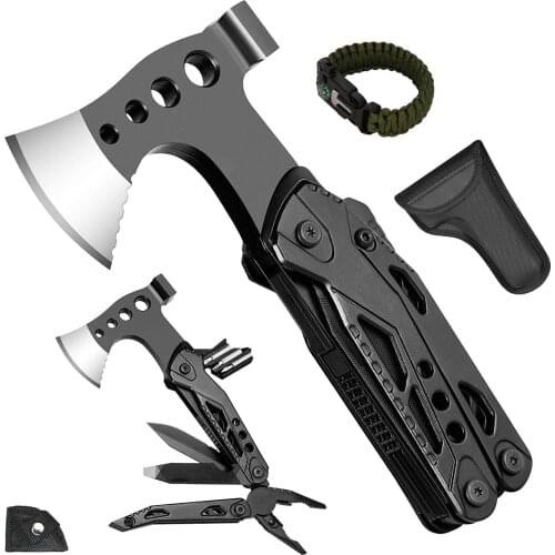 EDC Multitool with Mini Tools Knife Pliers Swiss Army Knife and Multi-tool kit for outdoor camping equipment