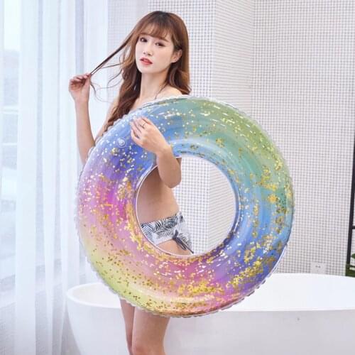 PVC Inflatable Swimming Ring Pool Floats Water Swim Circle Summer Beach Rafting Ocean Party Toys for Adult Children