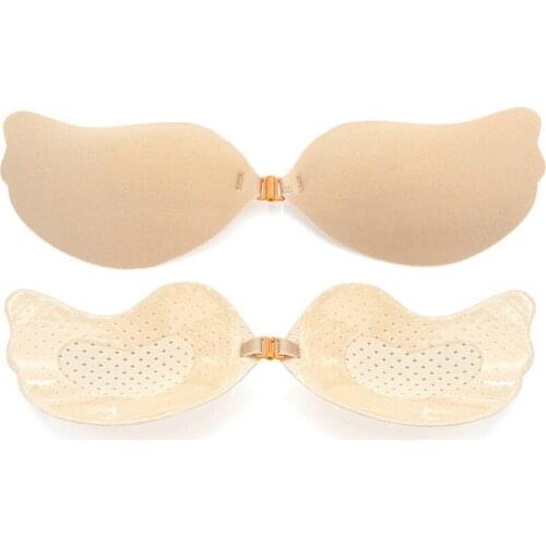 Bra stickers women gather invisible underwear summer thin nipple stickers mango cup ultra-deep V strapless underwear