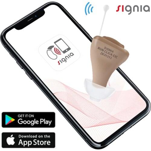 SIEMENS Signia Invisible Hearing Aid Nano8Channel Programmable Digital Hearing aids, Mobile Phone Remote Adjust