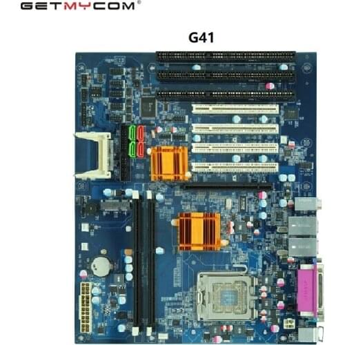 Getmycom Original new G41 Industrial Motherboard 5 Pieces DDR3 with 4*PCI 3*ISA 6COM