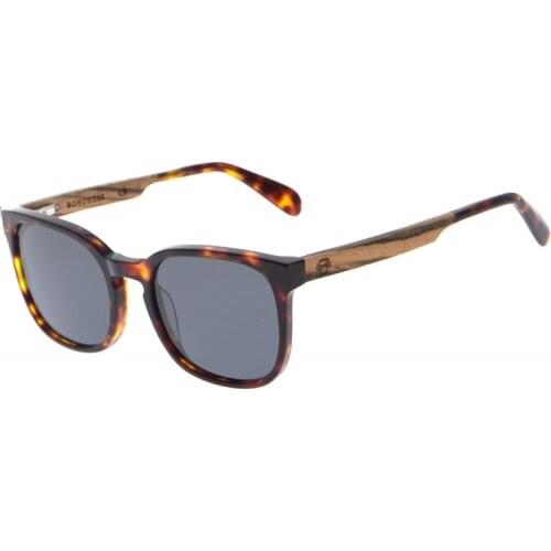 Polarized Sunglasses Bioresina Demi and Zebrano Wood Waimea