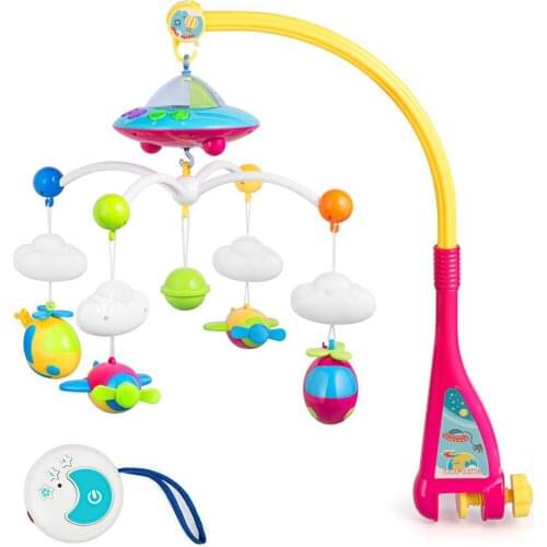 Baby Remote Control Space Bed Bell Projection Lamp All Over The Sky With Remote Control Light Music Lamp Baby Sleeping Toys