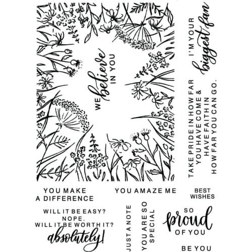 Transparent Clear Silicone Stamp/Seal for DIY scrapbooking/photo album Decorative clear stamp sheets B0260