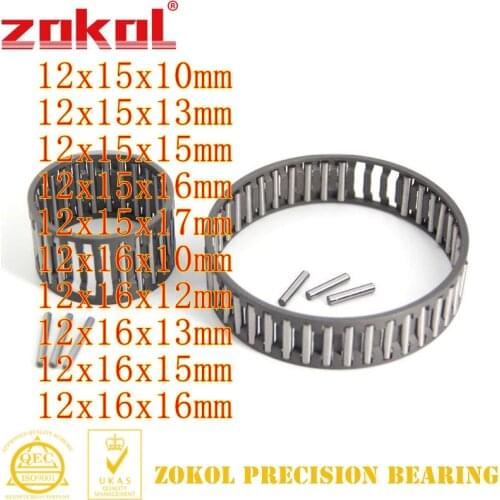ZOKOL K121510/121513/121515/16/17 K121610/121613/121615/121616 Radial needle roller and cage assembly bearing needle bearings