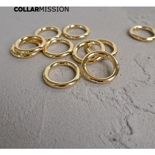 Plated Backpack pet puppy Collar Harness Rings Bag Parts Accessories O ring adjustable ring clip buckles Hooks for handbag back