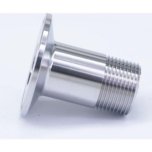 3/4" NPT Male x 1.5" Tri Clamp SUS 304 Stainless Steel Sanitary Fitting Coupling For Home Brew Beer