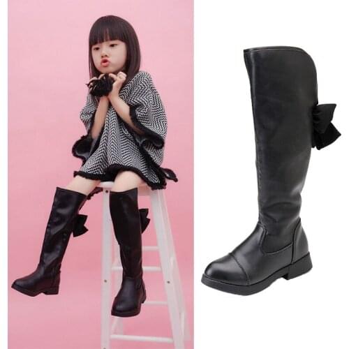 Children Girls Knee-high Boots Princess Childrens Tall Boots Children High Kids Shoes
