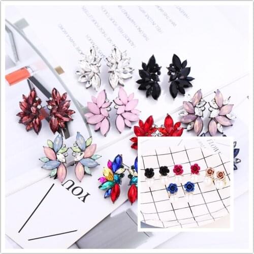 Natural Crystal Imitation Pearls Retro Drop Earrings &Delicate Brincos For Beautiful Women Bride Clothing Accessories New Gifts