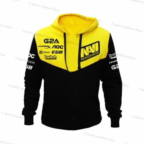Ukraine Natus Vincere Team Hoodie Jersey European NAVI Hoodie Puppey, Dendi Out to Conquer DOTA2 CSGO LOL League Pullover