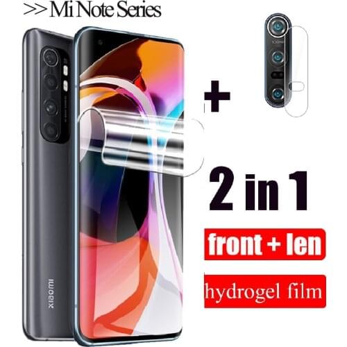Screen Protector For Xiaomi mi Note 10 Lite Privacy Soft Hydrogel Film For Xiaomi mi CC9 10 Pro Not glass