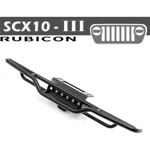 Protective Metal Rear Bumper Mount Bracket for 1/10 Axial SCX10III Wrangler TUBE RC Crawler Car Accessories