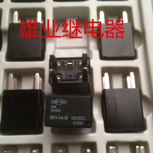 301-1A-D 12VDC 35A Can be replaced HFV9 12Vcar Relay