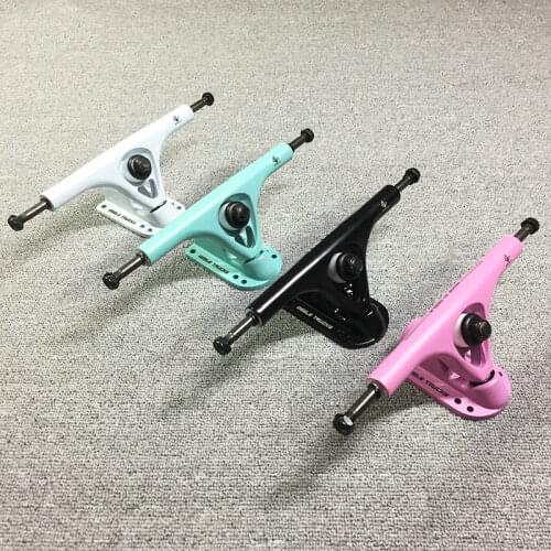 7inch Longboard Truck Skateboard P Bridge Black Green Aluminum Alloy Bridge Four Wheel Skateboard Professional Bridge Dropship