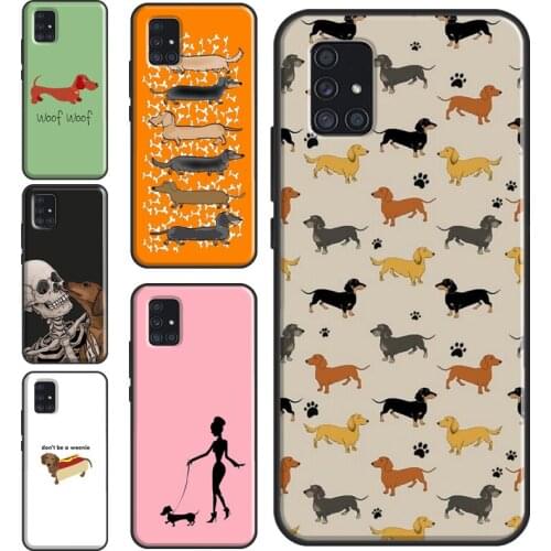 Dachshund Sausage Dog Case For Samsung A32 A52 A12 A42 A72 A02 A10 A20 S A40 A50 A70 A11 A31 A51 A71 A21S A20e
