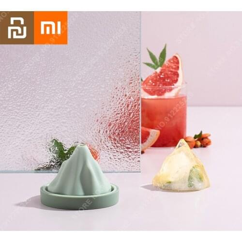 Xiaomi Snow Mountain Ice Cube Mold Creative Food Grade Silicone DIY Ice Tray Making Ice Bar Bartending Mould Send Funnel Youpin