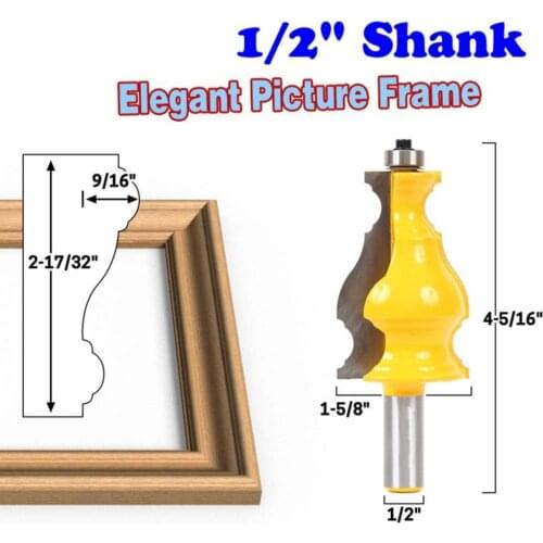 Molding Router Bit 1/2" Shank Line Cutter Woodworking Drill Bit Woodworker Tools Woodwork Milling Cutters