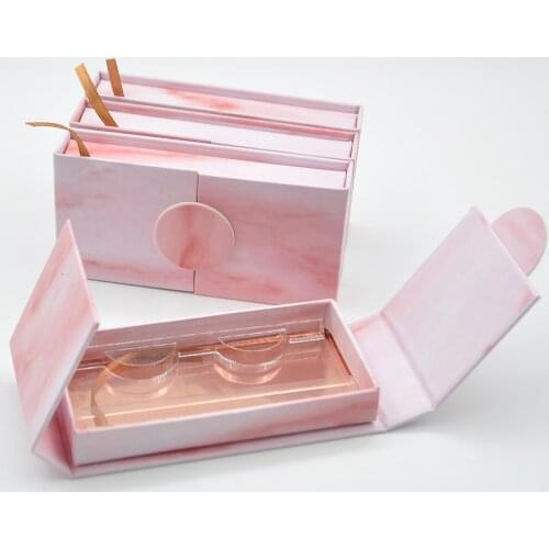 Makeup Lash Boxes Packaging Wholesale Eyelashes Package Box Faux Cils 25mm Mink Lashes Box Case Magnetic Eyelashes Bulk Vendor