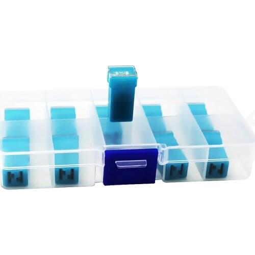 Set Of 10 Replacement 20A 32V F2823-Z JCASE Box Shaped Fuse Standard Female Push In