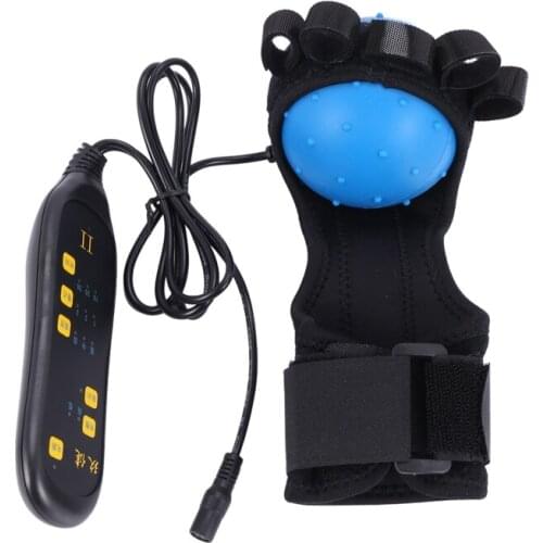 New-Electric Wrist Hand Massage Ball Finger Training Machine Stroke Hemiplegia Patient Wrist Finger Exercise-US Plug