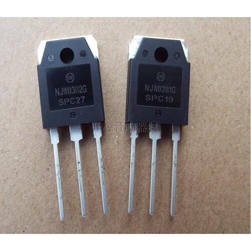 New original import 1Pairs ON NJW0281G / NJW0302G NJW0281 NJW0302 Audio amplifier transistor power tube