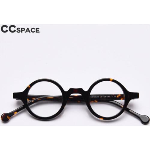 49437 Retro Punk Acetate Optical Frames Round Small Frame Men Women Fashion Computer Glasses