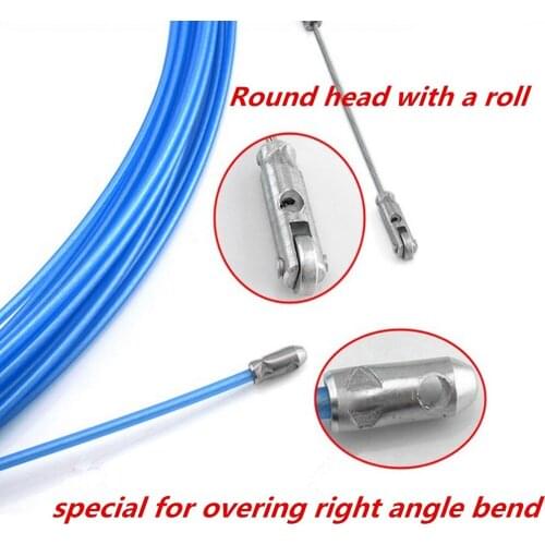 Electrician Tape Conduit Ducting Cable Puller Tools Wheel Pushing for Wiring Installation RE