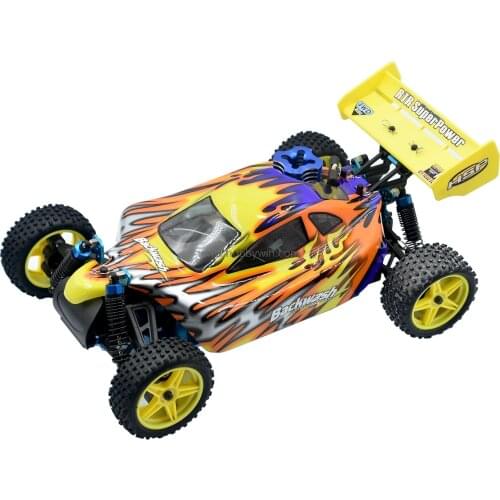 HSP 1/10th 4WD Nitro Off-Road Buggy-Pivot Ball Suspension 18CXP Engine Power Backwash 2.4G RTR