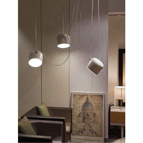 Modern Designer Drum LED Pendant Lamp Replica Pendant Lamp For Bedroom /Dinning Room Nordic Hanging Light Fixture