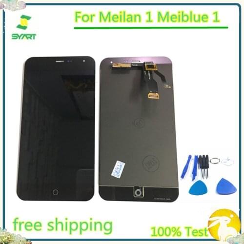 5 inch 100% Test LCD Display For Meizu M1 LCD Display Touch Screen Digitizer Assembly For Meilan 1 Meiblue 1