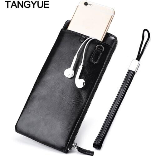 Slim Mens Wallet Male of Leather Design Clutch Male Thin Luxury Brand Card Coin Purse for Men Wallets Long portomonee heren New