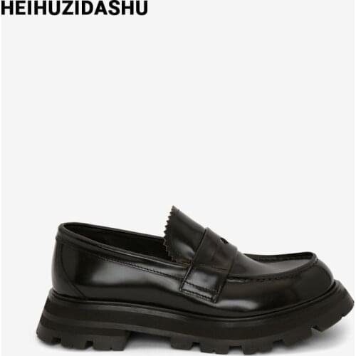 Luxury Brand Genuine Leather Women Flat Shoes Lace Up Women Flats Retro Sewing Oxfords Shoes For Women Round Toe Platform Shoes