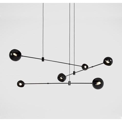 Nordic glass ball chandeliers ceiling lighting brass bathroom fixture nordic decoration home lamparas de techo luzes de teto