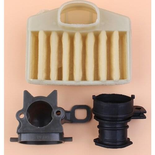 Air Filter Cleaner Intake Manifold Boot Elbow Kit For HUSQVARNA 362 365 371 372 Chainsaw Replace Set