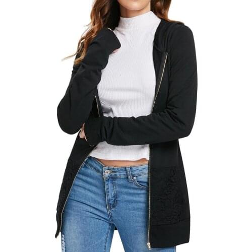Womens Bandage Long Sleeve Casual Blouse Lace Up Back Zip Up Hoodie Sweatshirt Autumn Spring O Neck Pullover Hoodies