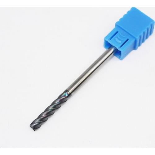 1PCS HRC50 4mm Solid Carbide Endmill D4X15LXD4X75L 4 Flute Standard Length Side milling Slotting Profiling face mill