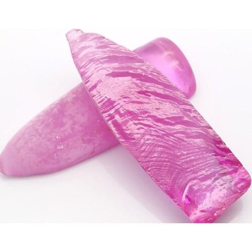 China wholesale Price Mixed synthetic gemstone pink 1.25# rough Synthetic Corundum