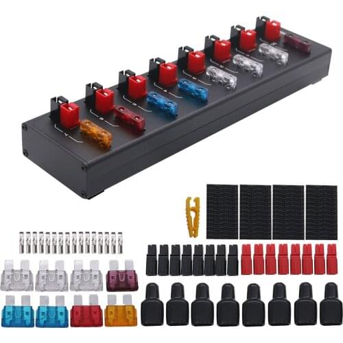 8-Port 40A Connector Power Splitter Distributor Source Compatible with Anderson Powerpole AP-8