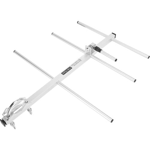 High Gain Yagi Antenna 3 Elements UHF 430-450MHz 7dBi SO239 Connector fit for TYT MD398 Baofeng BF-888S UHF walkie talkie