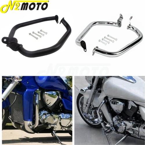 Motorcycle Crash Bar 1-1/4" Tube 32mm Frame Engine Guard Highway Bars Bumper Protection for Suzuki Boulevard M109R 2006-2017