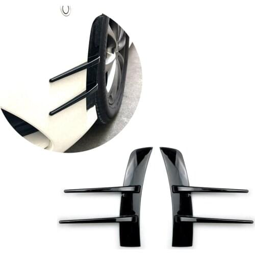 Car Carbon Fiber Front Bumper Spoiler Flank Wind Knife for Mercedes Benz a Class A180 A200 A220 W177