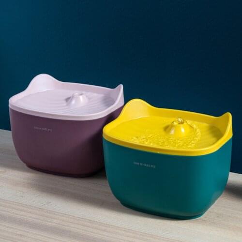 2.5L Pet Dog Water Fountain Intelligent Cat Drinking Water Fountain Super Quiet Non Spill Automatic Circulating Water Dispenser