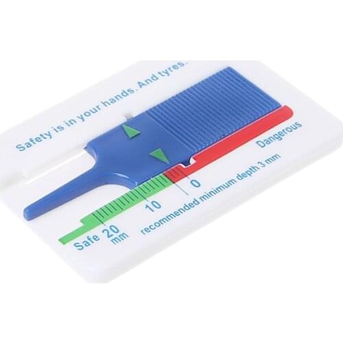 Tyre Tread Depth Gauge Car Motorcycle Trailer Wheel Measure Tool Depth Caliper