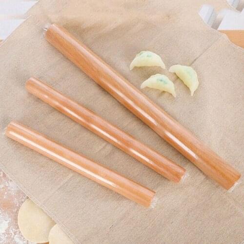 Natural Wood Cooking Tools 4 Size Fondant Cake Rollers Roller Kitchen Accessories Decoration Portable Dough Pin Rolli V2Z8