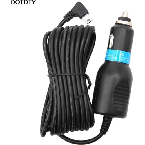 3.5m DC 5V 2.1A Mini USB Car Power Charger Adapter Cable Cord For GPS Car Camera #L060# new hot