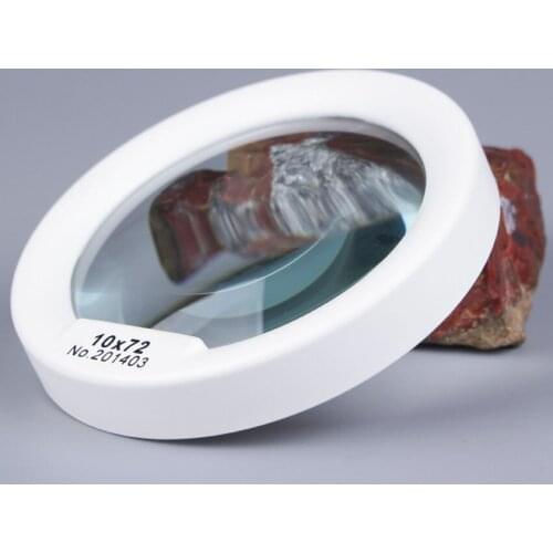 5X 72MM Lens Diameter Pocket Handheld Reading Newspaper Elderly People Magnifier Loupe Reading Glass