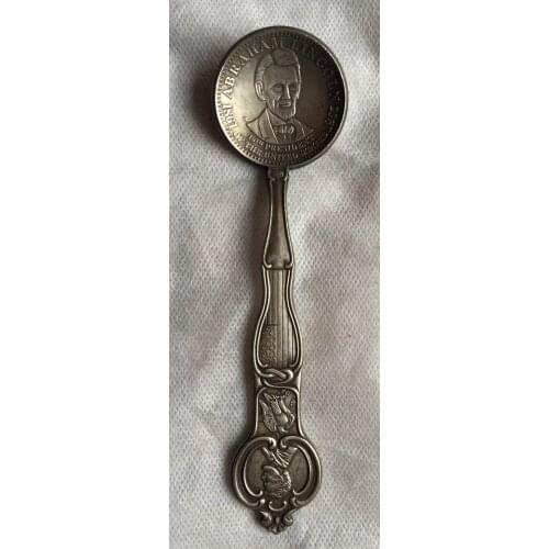 USA 1865 COINS SPOONS