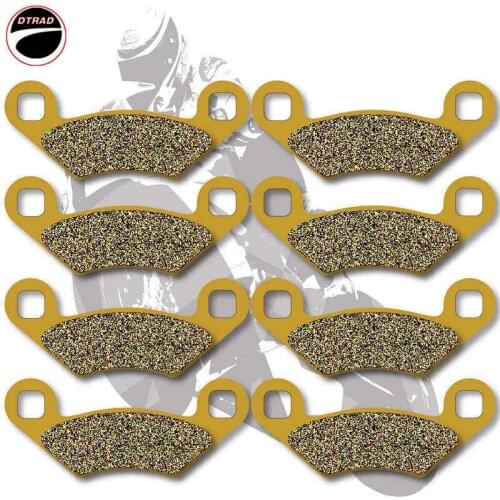 Motorcycle Brake Pads F+R For POLARIS 500 Sportsman 08-11 800 07-11 Big Boss 250 89-93 300 1994 350 L 1995 400 L 94-97 500 98-99