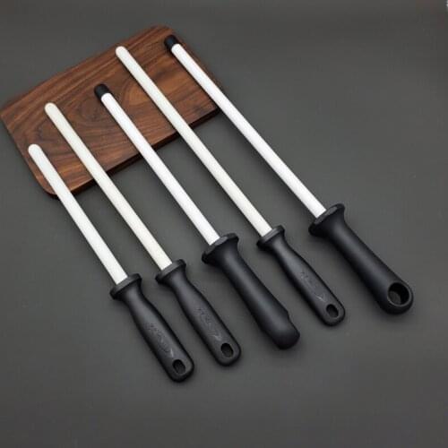 Musats 8 10 12 "tool sharpener ceramic rod honing tool grinder tool grinder with ABS handle is used for grinding tool